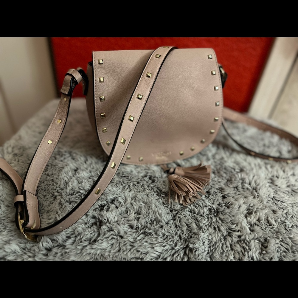 Light pink Victoria Secret crossbody purse